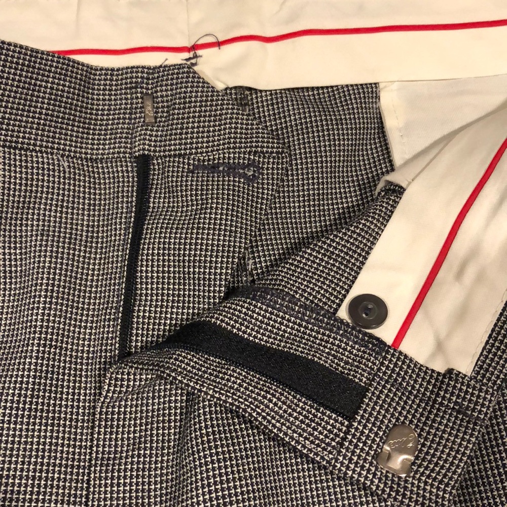 Domain Black + White Slacks